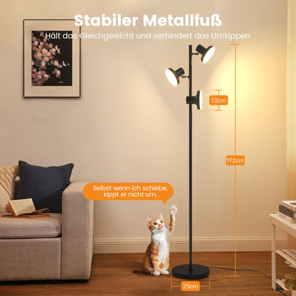 SIBRILLE Stehlampe LED Deckenfluter Dimmbar - CCT 36W