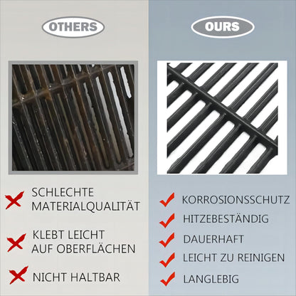 MGiessca 7638 Grillrost aus Gusseisen für Weber Spirit 300, 2 Stück