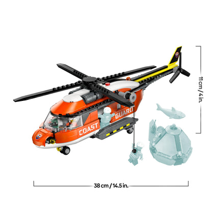 LEGO City Hubschrauber der Küstenwache 60503 Bauset mit 551 Teilen