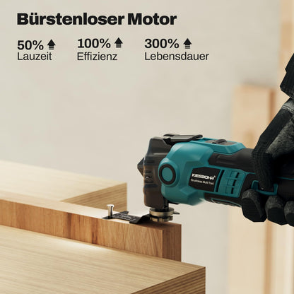 KIESBOHR CSM001 Akku-Multifunktionswerkzeug bürstenlos für Makita 18V