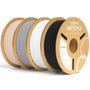 ELEGOO Matte PLA Filament 1.75mm – 4KG Schwarz Weiss Grau Beige. Matte Spulen in Schwarz, Weiss, Grau, Beige für den FDM 3D-Druck präziser Objekte.