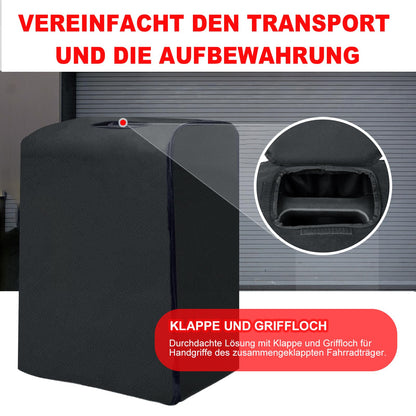 FEIJAZUM Fahrradträgertasche für Thule Easyfold XT 931/933, Schwarz