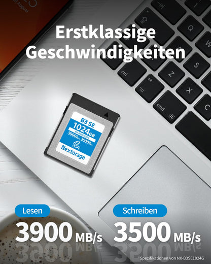 Nextorage B3SE CFexpress 4.0 Typ B Karte - 512GB
