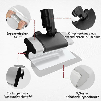 VKE Flächenspachtel Set 23-tlg. - mit Teleskopstange & Koffer