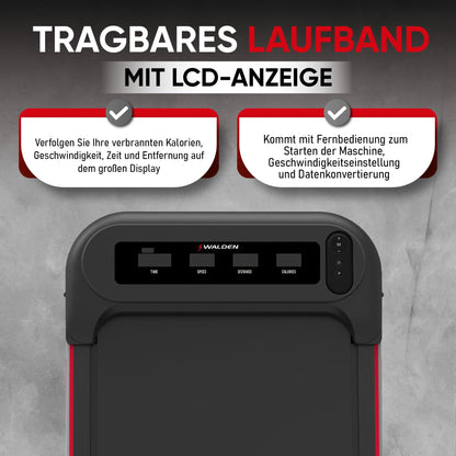 Walden Walking Pad F2200 Laufband Ultraflach 0.75 PS – Unter dem Schreibtisch