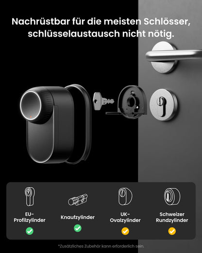 SwitchBot WLAN Smart Lock Ultra mit Touchscreen-Tastatur