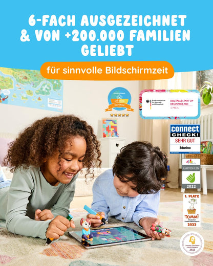 Edurino 3-in-1 Starterset Digitales Lernspiel inkl. Stift