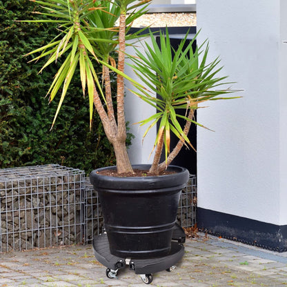 Pflanzenroller Rund 2er-Set – Aussenbereich, Verstellbar 38-51cm