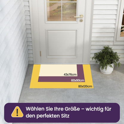 DEXI Fussmatte aussen 60 x 90 cm, Schmutzfangmatte, dunkelgrau