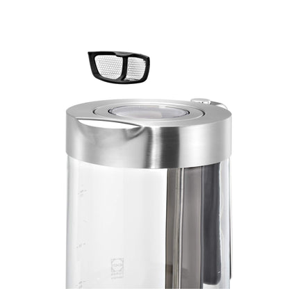 WMF Lono Glaswasserkocher 1,7 Liter mit Kalkfilter, 3000 Watt