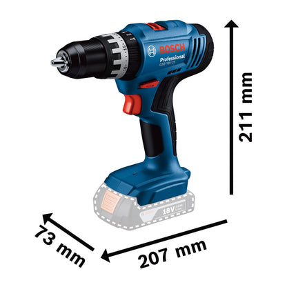 Bosch Professional Akku Schlagbohrschrauber GSB 18V-25 mit 2x Akku