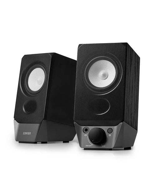 Edifier R19BT 2.0 Bluetooth PC Lautsprecher – Schwarz. Kompakte, schwarze Stereo-Lautsprecher für kabellose Klangwiedergabe am PC via Bluetooth.