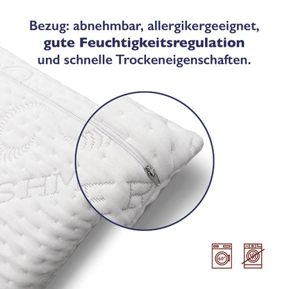 Orthopädisches viscoelastisches Nackenstützkissen - 7 cm hoch