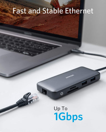 Anker PowerExpand 8-in-1 USB-C Hub mit Dual-HDMI, Ethernet und 85W PD