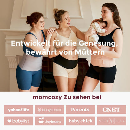Momcozy Ergowrap Bauchgurt nach Geburt, nahtloses Bauchband, kurz M