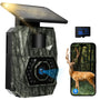MAXDONE PH970S Wildkamera WLAN mit Solar, 4K 64MP und Nachtsicht