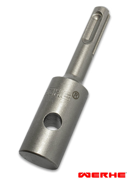 WERHE Erdbohrer Ø 60 mm, 80 cm mit SDS Plus Adapter für Bohrmaschine