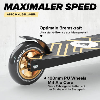 Apollo Genius Pro Kinder Freestyle-Scooter - ab 6 Jahren