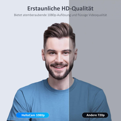 NexiGo HelloCam Webcam – 1080p Windows Hello & Abdeckung