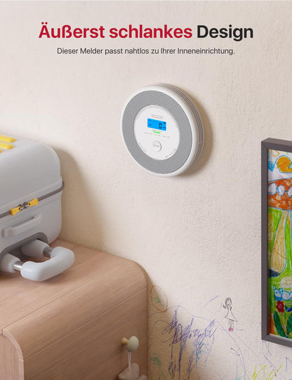 X-Sense XP0A-iR Rauch- und CO-Melder mit Sprachalarm, 2er-Set