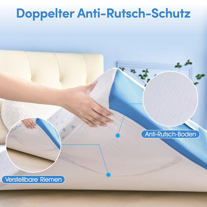 Grbsy PureNest Matratzentopper 180x200 cm, H5/H6, Gel-Memory-Schaum