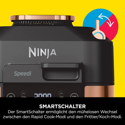 Ninja Speedi ON400EUCP Multikocher – 10-in-1 Airfryer 5,7L Schwarz