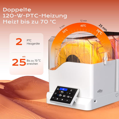 Chitu Systems FilaPartner E1 Filamenttrockner für 4 Rollen, 2 Kammern