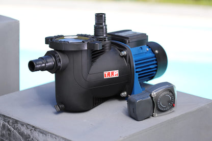 T.I.P. SPP 600 FT Poolpumpe mit Timer, 13.000 l/h, selbstansaugend