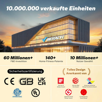 MERACH R15B2 Rudergerät – Magnetisch Leise für Zuhause