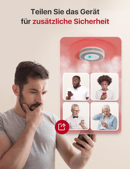 X-Sense Rauch- und CO-Melder XP0A-MR mit Sprachalarm, 2 Stück