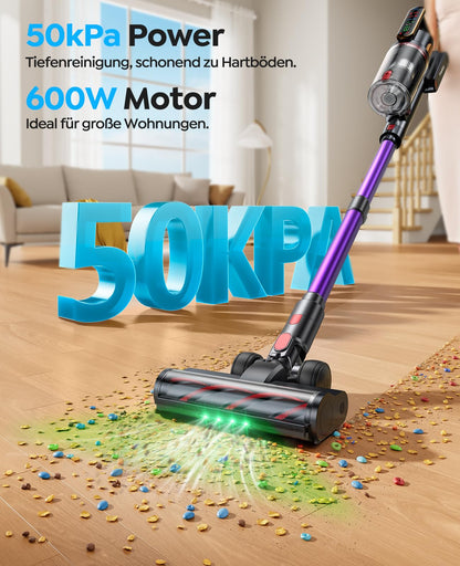 Fieety Ultra 10 Akku-Staubsauger 600 W mit Tierpflegebürste