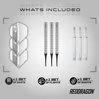RED DRAGON Javelin Softdarts 18g – Dartpfeile Set mit 85% Tungsten