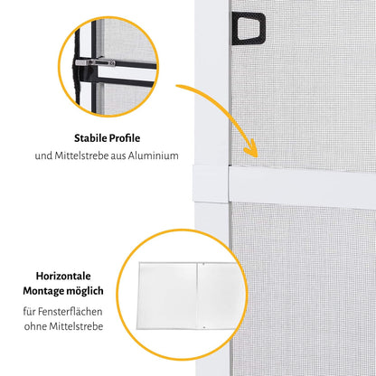 empasa MASTER SLIM XL Fliegengitter Alurahmen 130 x 220 cm anthrazit