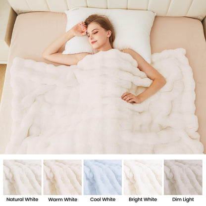 ORINOVA Kuscheldecke Plüsch Flauschig – 150x200 cm Beige