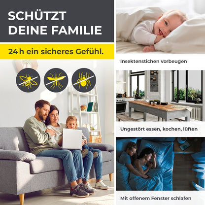 EASYmaxx Insect Protect Teleskop-Fliegengitter Fenster, 2er-Set