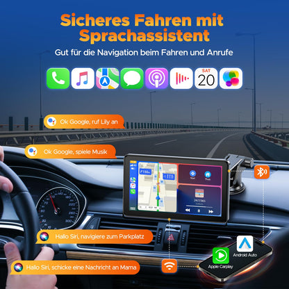 Volam Wireless Carplay Android Auto Display 7 Zoll Touchscreen