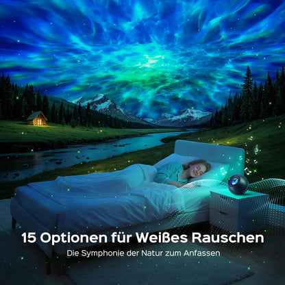 One Fire Sternenhimmel Projektor Nachtlicht mit Bluetooth, Blau
