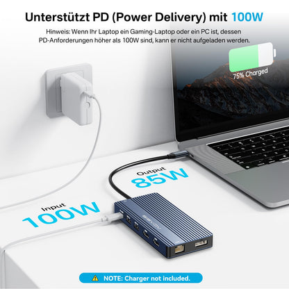 ACASIS DS0202 USB-C Docking Station 14-in-1 Dual Monitor 4K