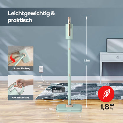 Newbealer 2-in-1 Dampfreiniger NB602N mit Handdampfreiniger, 1200 W