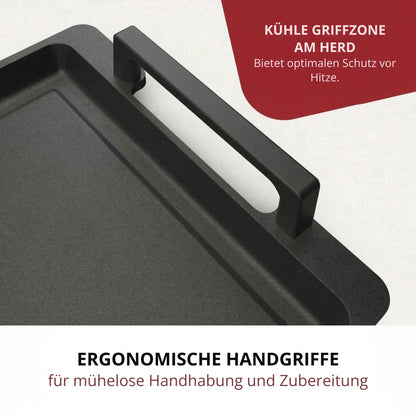 Lieblingspfanne Teppanyaki Grillplatte 41x24 cm, Aluminiumguss