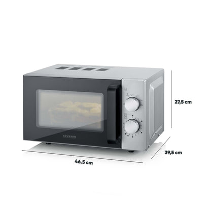 SEVERIN MW 9184 Solo Mikrowelle – Glasboden 20L Schwarz