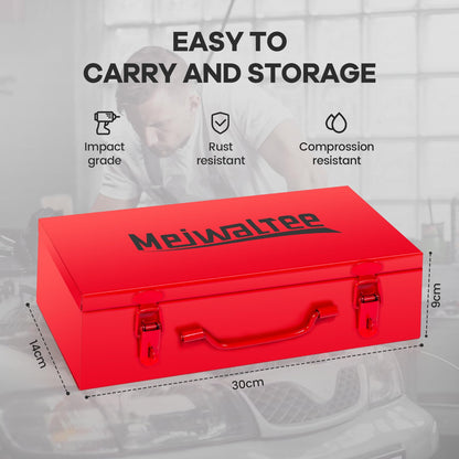 Meiwaltee Schlagschrauber Nüsse Set 3/4 Zoll, 10-teilig, 22-50 mm