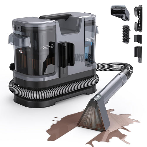Lubluelu Nasssauger Polsterreiniger 600 W für Teppich, Sofa & Auto – mit 1,7 m Schlauch