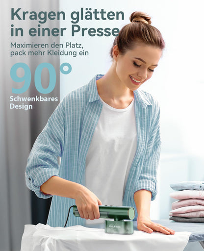 Jack & Rose K1 Reise-Dampfglätter 2-in-1 Steamer für Kleidung
