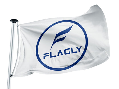 FLAGLY Deutschland Flagge 100x150 cm mit Ösen aus Schiffsflaggentuch