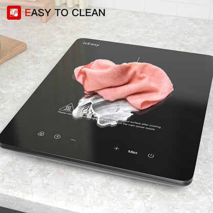 IsEasy Induktionskochplatte 1 Platte 2100W mit Touch-Steuerung