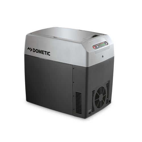 DOMETIC TC 21FL elektrische Kühlbox Heizbox - 20 Liter. Rechteckige, graue Box. Kühlt/heizt mobil Essen & Getränke.