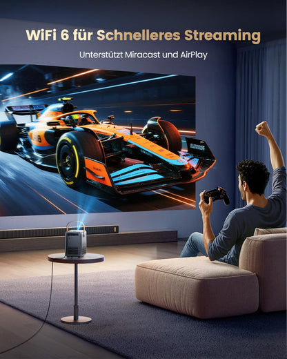 WiMiUS P61 PRO Mini Beamer Full HD 1080P Smart Projektor WLAN 6