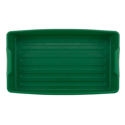 BURI Gärtnerbox Pflanzschale 6er Set grün 58x32x11 cm Anzuchtschale