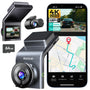 BOTSLAB G300H Plus 4K Dashcam vorne und hinten mit STARVIS 2 Sensor – Dual-Autokamera mit Nachtsicht und GPS